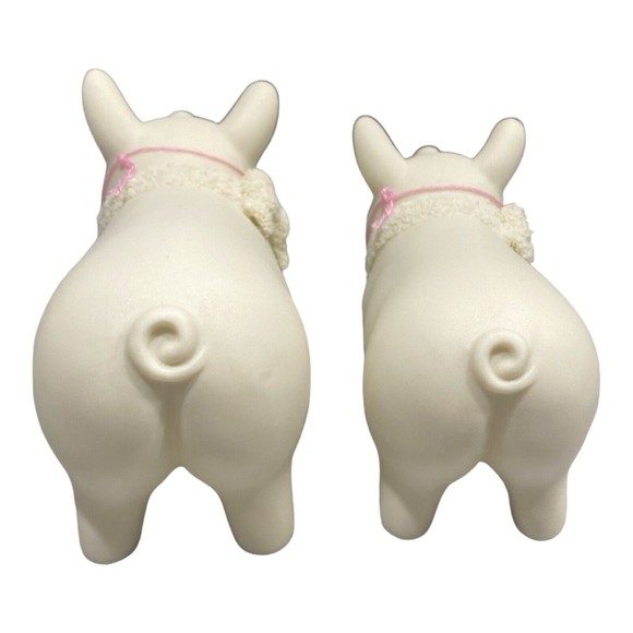 Vintage Department 56 Easter 1998 Set of 2 Pig Figurines #23773 & 23774 - Picture 4 of 8